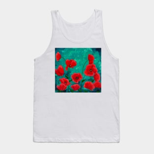 Red Poppies Tank Top